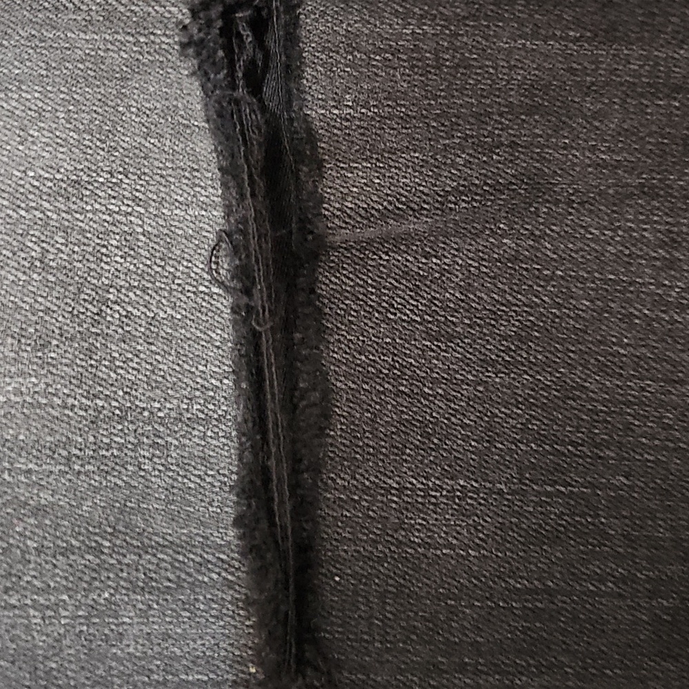 FRAME Denim Le High Skinny Black Gray Distressed Jeans 26 Preowned - Picture 10 of 10